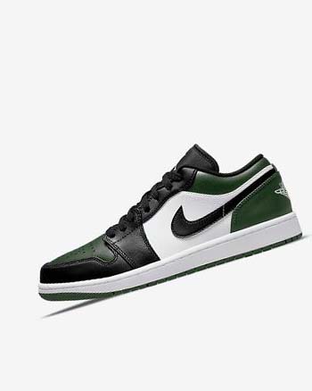 Nike Air Jordan 1 Low Verdes Blancos Negros | MX 2701